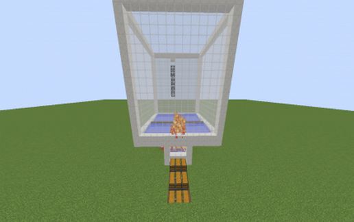 Iron Golem Farm w/Spawners schematic - building