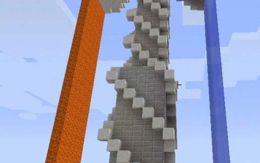 Modern Style Fountain/ town square schematic - building