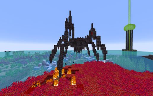 Black Spider schematic - building