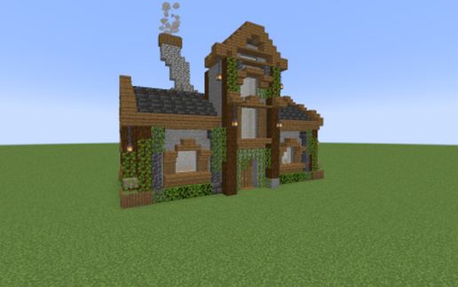 Medival House(holo)#1 schematic - building
