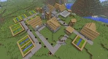 Unaltered Village- Best I've Discovered! schematic - building