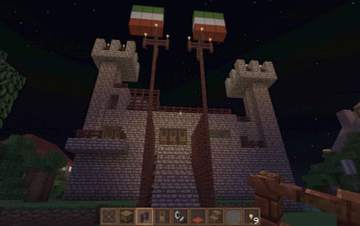 Old haunted castle schematic - building