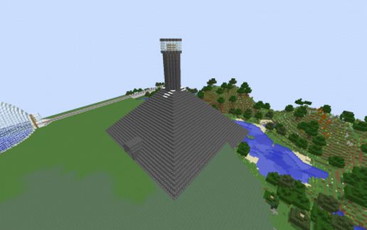 Bedrock Pyramid Lighthouse