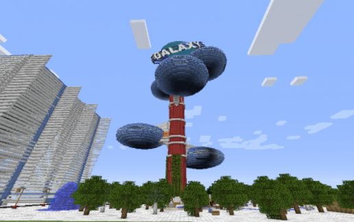 galaxy skyscraper schematic - building