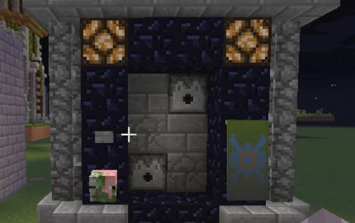 Toggle-able Nether Portal schematic - building