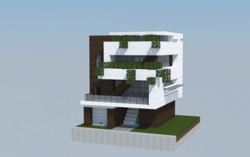 16x16 Modern House 3 schematic - building