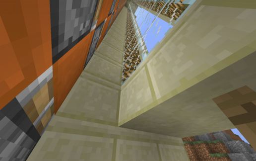 Redstone Elevator schematic - building