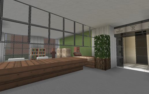 Office Tower, with 56 fully furnished business units schematic - building