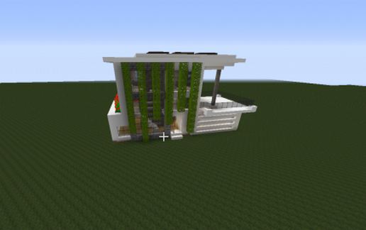 modern house 3 schematic - building