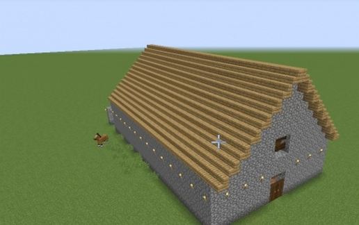 Sunrise Ranch Barn schematic - building