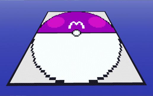 MasterBall Pokemon Arena | Kohi Practice Map schematic - building