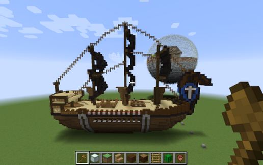 simple DIY ancient warship