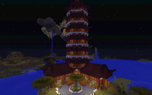 Pagoda schematic - building