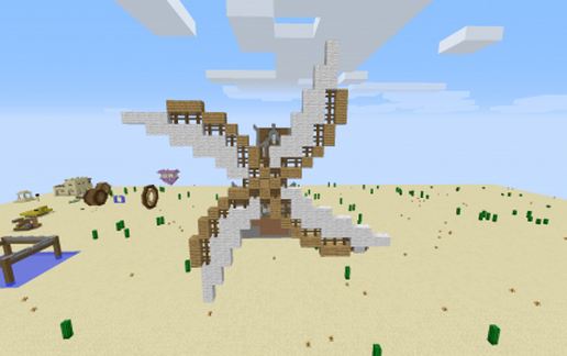 Curved windmill blade schematic - building