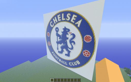 Chelsea Badge Pixel Art schematic - building