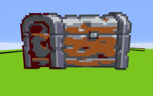Rusty Chest PixelArt schematic - building