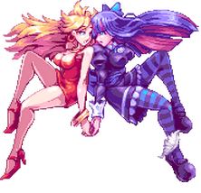 Panty and Stocking with Garterbelt PixelArt