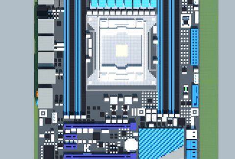 Intel P9X79-LE (ASUS) schematic - building