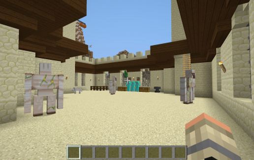 Sand Castle Jail schematic - building