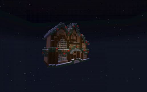Christmas Decorated House schematic - building