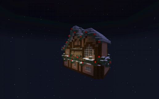 Christmas Decorated House