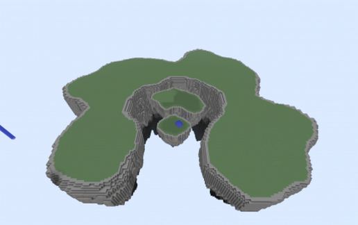 large floating island - blank schematic - building