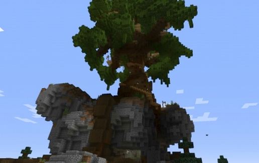 Massive oak treehouse...