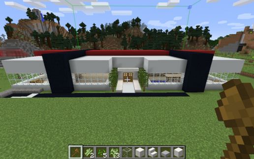 Villa Moderne en Forme de I