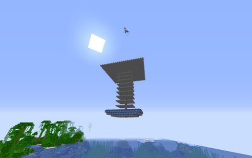 Massive Mob Farm schematic - building