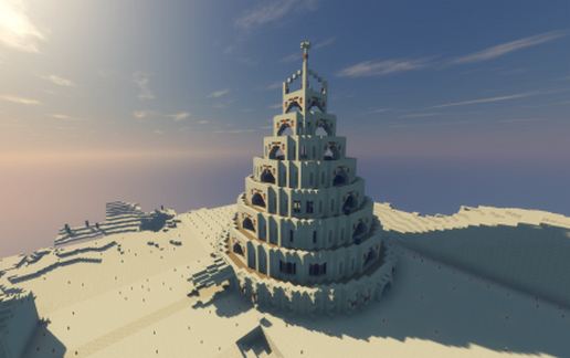 desert temple god schematic - building