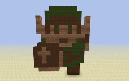 Link 8-Bit Style schematic - building
