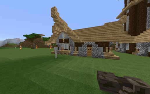 Medieval house schematic - building