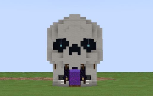 skull part 2 schematic - building