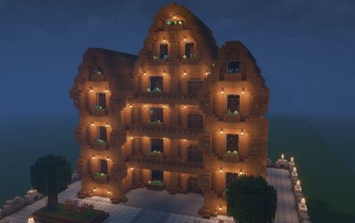 Spruce Mansion Litematic schematic - building