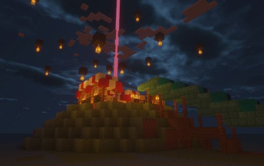 Villager Marketplace Build schematic - building