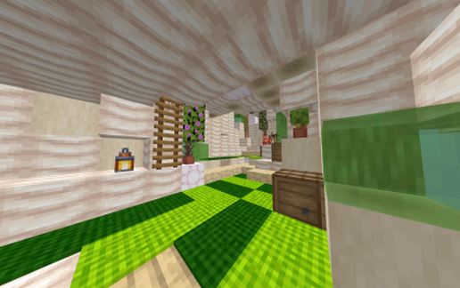 Green mushroom house