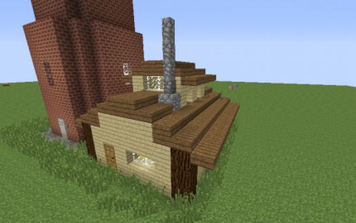 Lighthouse With Keeper's Home schematic - building