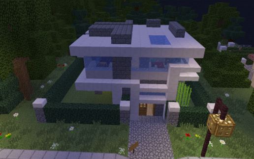 Small Modern Home schematic - building