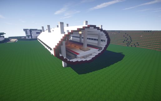 Small modern Train-Station #1 schematic - building