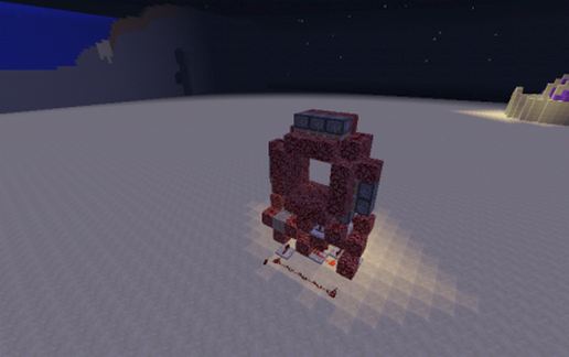 3x3 Redstone Door schematic - building