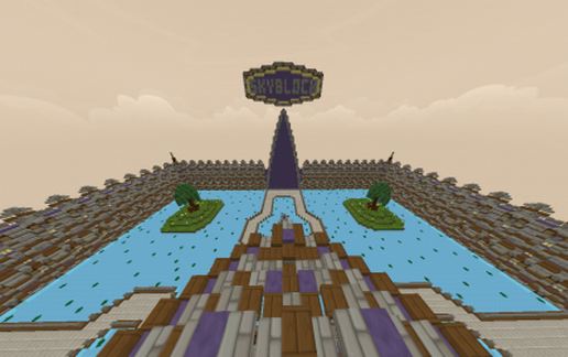 Hub Spawn with 4 portals! schematic - building