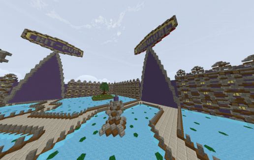 Hub Spawn with 4 portals!