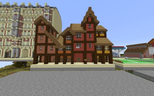Old Town houses schematic - building