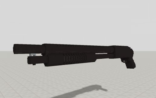 M500 Shotgun schematic - building