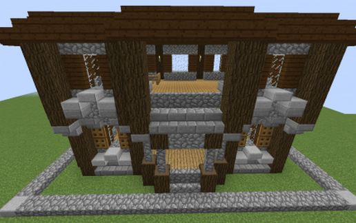 Small Gothic House schematic - building