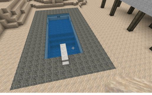 Lighted Swimming Pool schematic - building