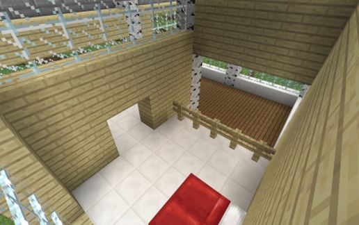 Birch House With Windows