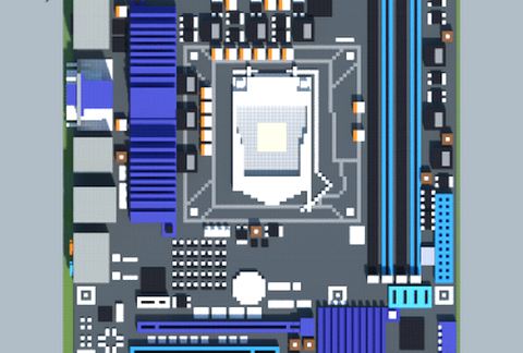 Intel P7H55-M PRO (ASUS) schematic - building