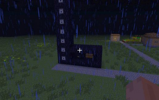 Compact redstone cannon (Obsidian) schematic - building