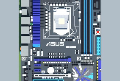 Intel P7P55D-DELUXE (ASUS) schematic - building